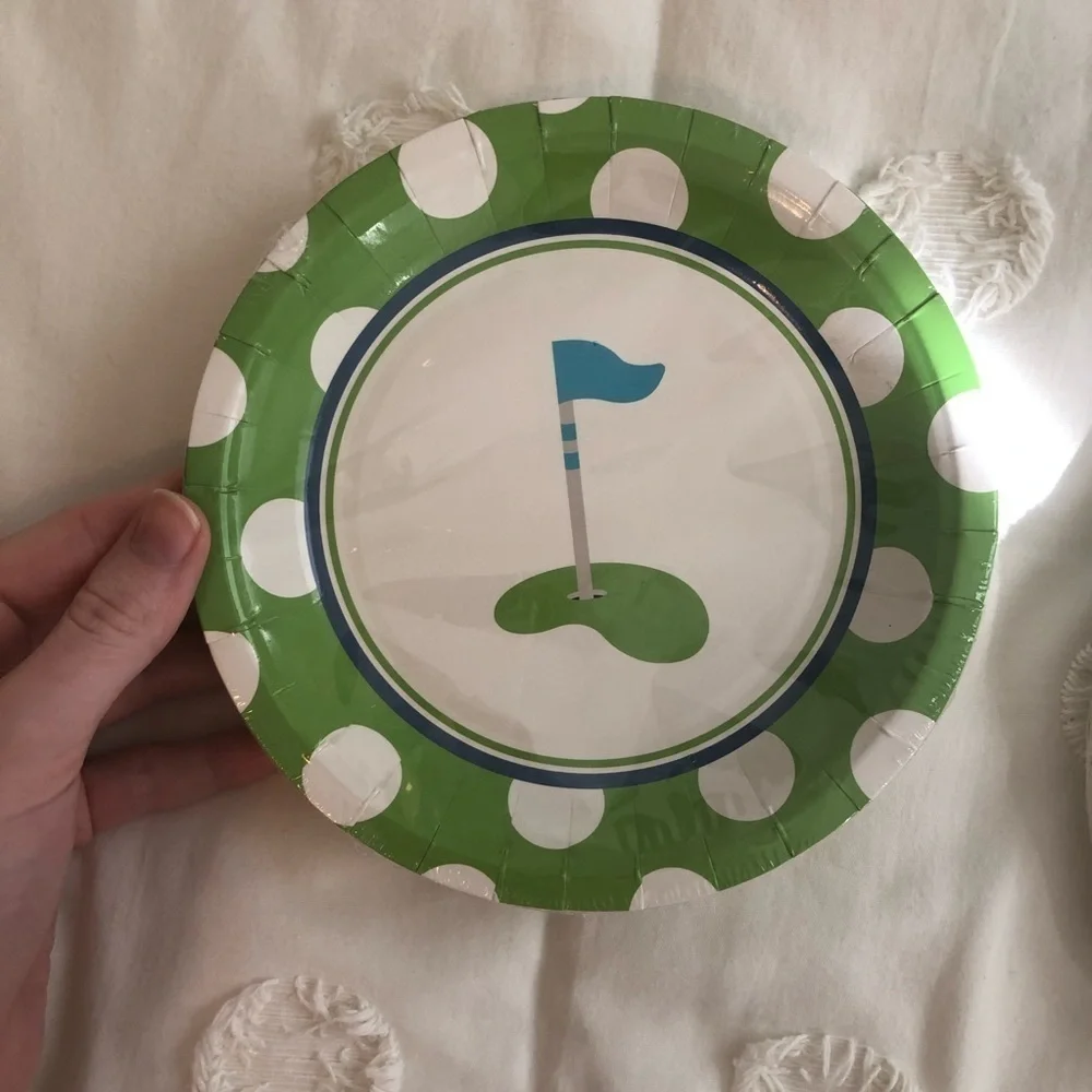 𝅺ORIENTAL Trading Golf Plates